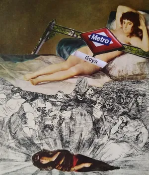 Iberia 13, 2021, kolaż, papier, 29 x 21 cm