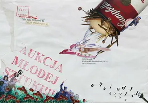 Litopad-2009, kolaz, 23x32cm, z cyklu Kronika wypadków galeryjnych