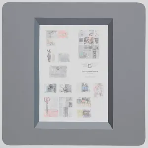 Slajd [02], 2020, technika wlasna, akryl, płótno,  100x100cm, fot. Adam Gut