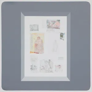 Slajd [07], 2020, technika wlasna, akryl, płótno,  100x100cm, fot. Adam Gut