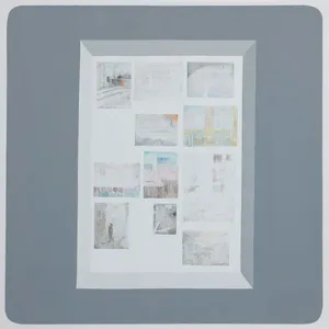 Slajd [08], 2020, technika wlasna, akryl, płótno,  100x100cm, fot. Adam Gut