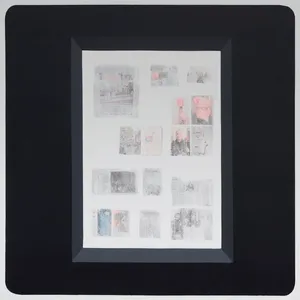 Slajd [12], 2020, technika wlasna, akryl, płótno,  100x100cm, fot. Adam Gut