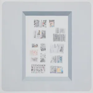 Slajd [14], 2020, technika wlasna, akryl, płótno,  100x100cm, fot. Adam Gut