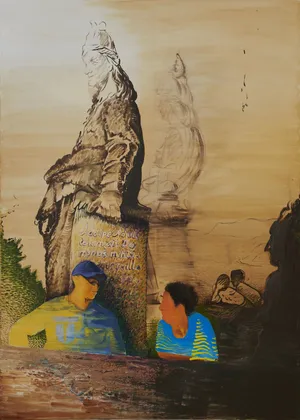 Widzenie powtórne, 2020, 140x100cm