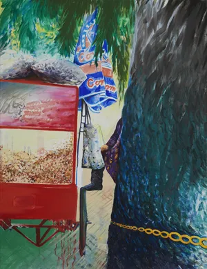 W parku, 2020, 130x100cm