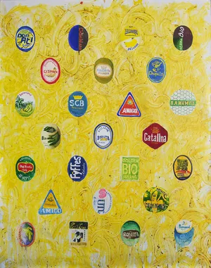 Martwa natura z bananami, 2013, 200x160cm,