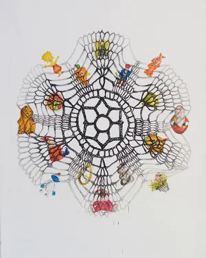 Hommage a Jadwiga Kozera, 2011, akryl na plótnie, 200x160cm