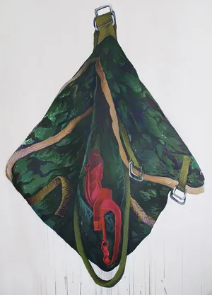W malinowym chlebaku 2010 akryl plotno 200x160cm