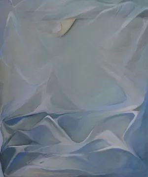 Koszule Folia, 2009 akryl na plotnie, 54x46cm
