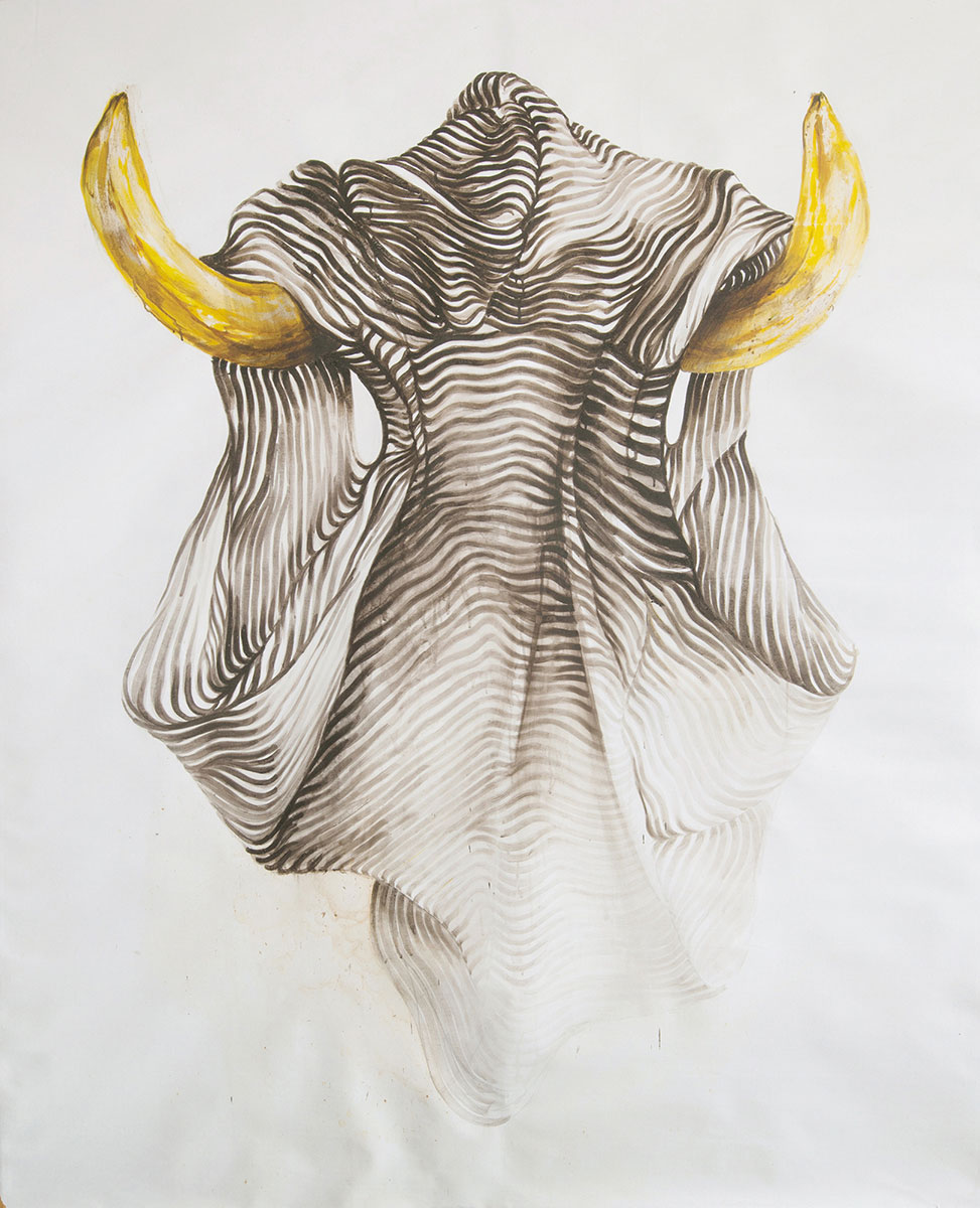 Vanitas, 2013, akryl na plotnie, 200x160cm,